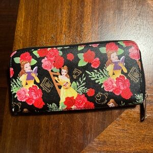 Loungefly Belle Beauty and the Beast Zip Wallet
